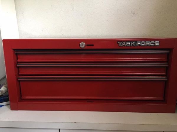 Task Force 3 Drawer Tool Box With Key For Sale In Valley Springs