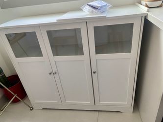 Door Accent Cabinet With Shelves