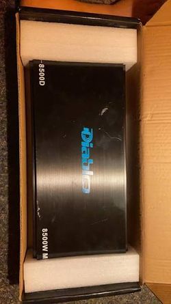 Diablo 8500 watts competition car amp good conditio $80firm