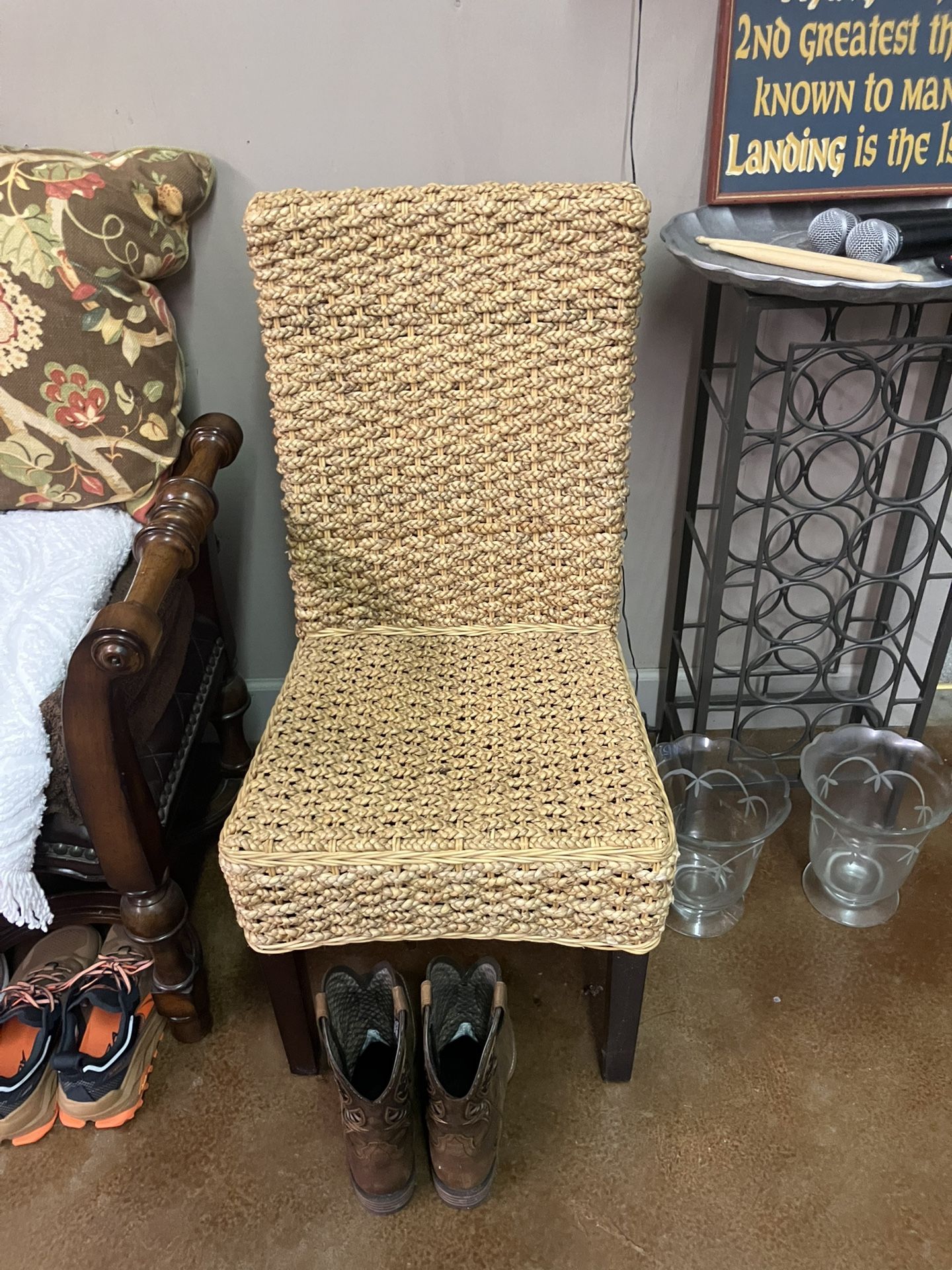 2 Bamboo Chairs
