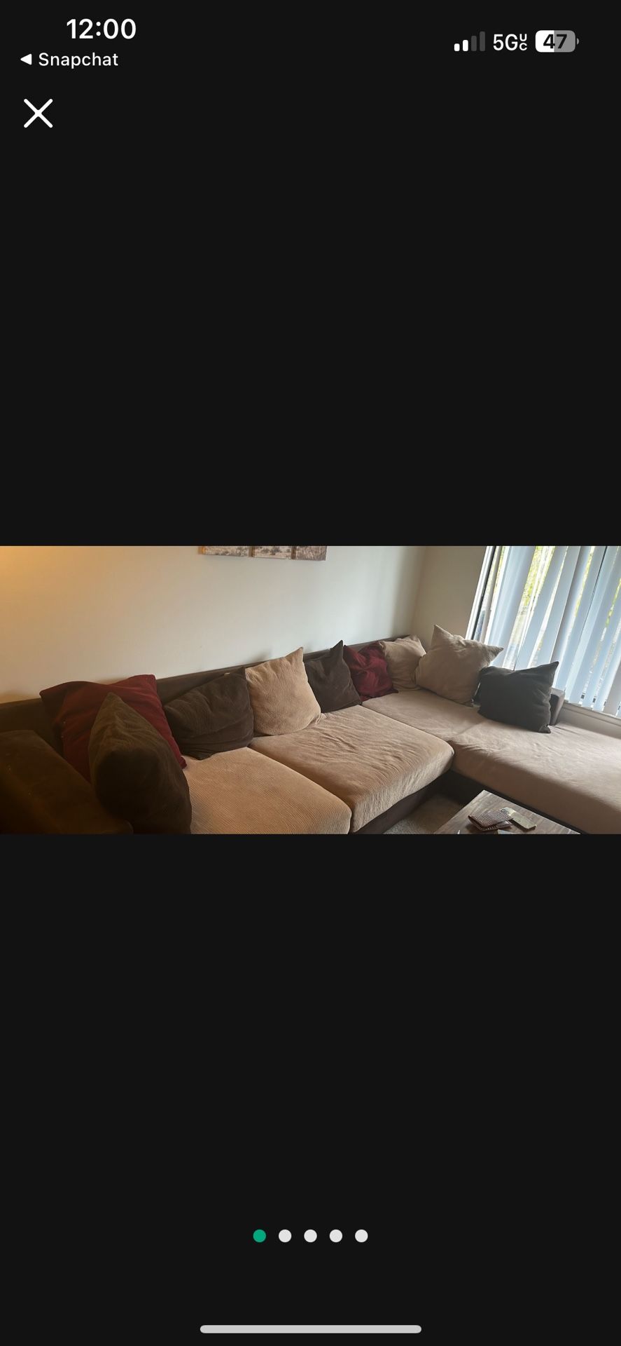 Like New Sectional Couch
