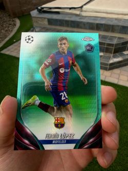 Fermin Lopez Teal Rookie Card 2023-2024 Barcelona
