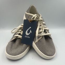 NEW Olukai sneakers Women’s size 8 Pehuea Li brown Mesh convertible low top lace up