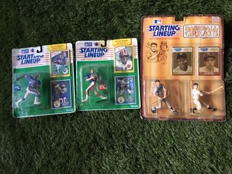 Starting Lineup Figures Football and Baseball