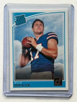 Josh Allen Donruss Rated Rookie Football Card
