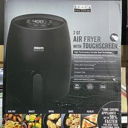 Bella Pro Series - 2-qt. Air Fryer with Touchscreen in Black