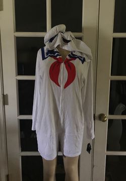 One piece hooded ghost buster size large NWT