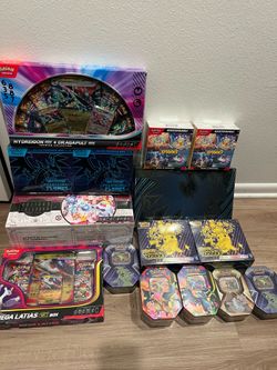 Pokémon Bundle Phantasmal Flames- Surging Sparks- Mega Evolution-& More