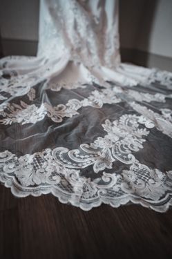 Wedding Dress And Veil  Thumbnail