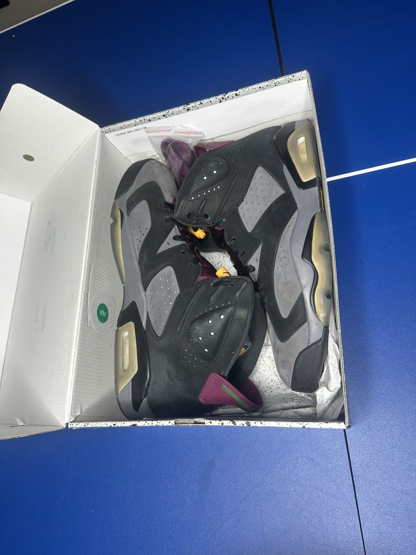 JORDAN 6 BORDEAUX Sz 13 VNDS OG ALL W BOX