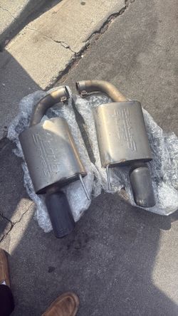 Mustang Borla s type mufflers