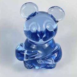 VTG Hand-Blown Art Glass Koala Bear Figurine Paperweight
