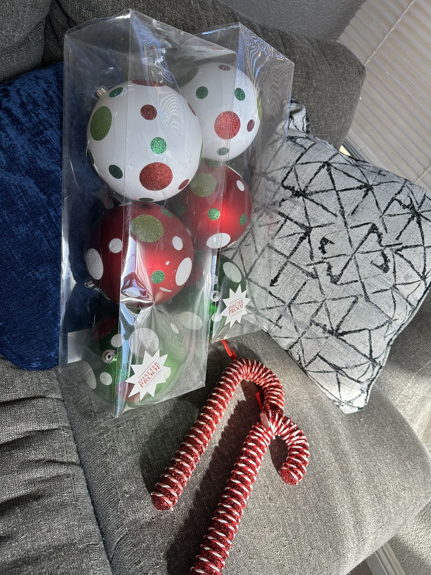 Shatter Proof Big Christmas Ornaments FIRM PRICE