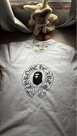 BAPE x Chrome Hearts Graphic T-Shirt White