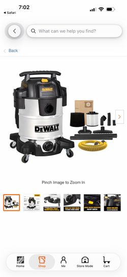 Dewalt 10 gallon shop vacuum