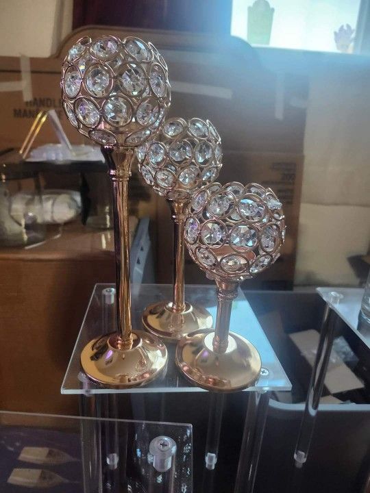 Gold Tealight Holders