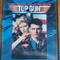 Top gun DVD Tom Cruise Val Kilmer Action Movie Planes Flying