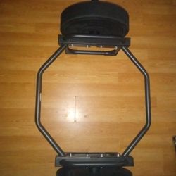 Hex Bar And 55lb Plates 