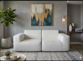 Cream Cloud-Comfort Loveseat
