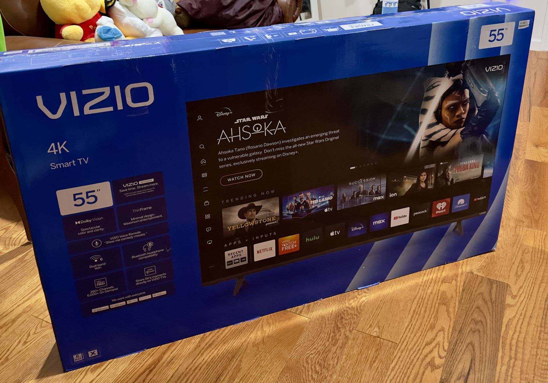 VIZIO 55” Class 4K UHD LED HDR Smart TV (V4K55M-08)