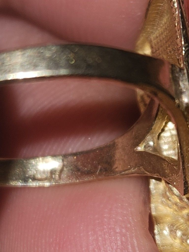 10k Gold Jesus Ring