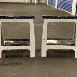 Plastic Saw Horses 