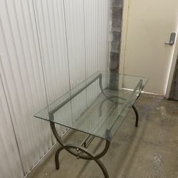 Glass Table & 2 Chairs 