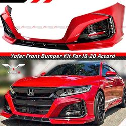 Honda Accord 10th 2018-2020 Fog Light Enclosure Intake Hood Spl   YOFER Front Bumper Cover  painted