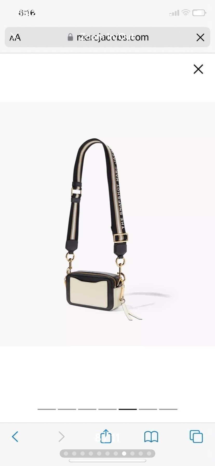 Marc Jacobs snapshot crossbody bag
