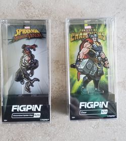 New Thor & Spiderman Figpin