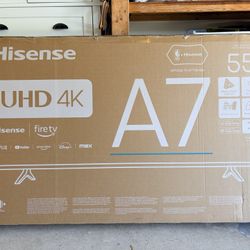 Brand New 55” TV in Box. Won In Raffle.