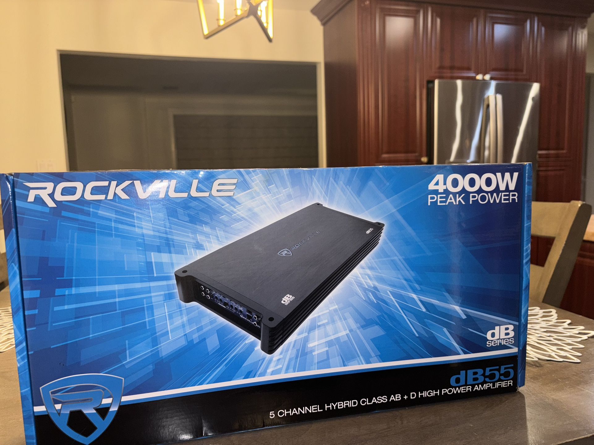 dB55 4000W 5-Channel 2-Ohm Car Amplifier, High-Speed MOSFET, Adjust...