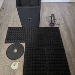 Soundproof Box With Blue Yeti Nano USB Microphone