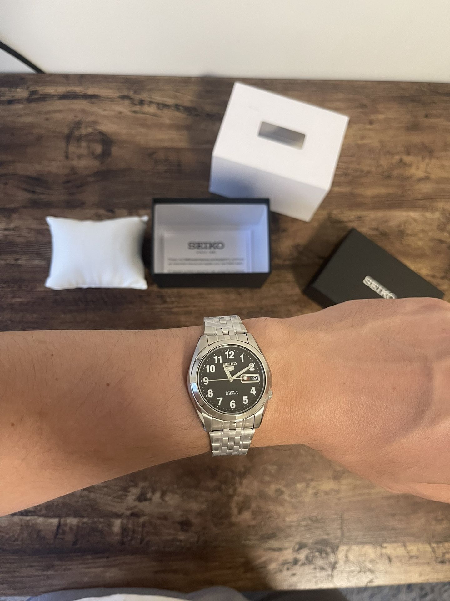 Brand: SEIKO Model: Seiko Sports SNK789 (classic automatic line)