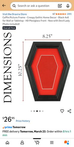 Coffin Picture Frame