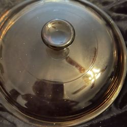 Vision Amber 7 1/3” Pan With Lid Waffle Bottom