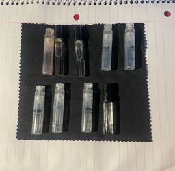 Small cologne sample bottles