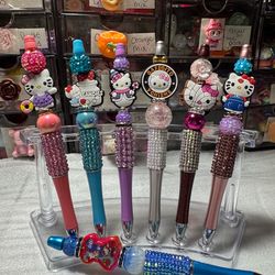 Hello kitty  beaded pens