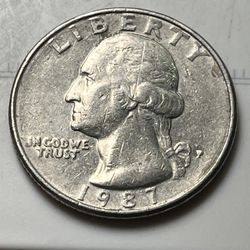 1987 P Quarter