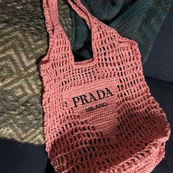 Women’s Pink Shoulder Beach Bag