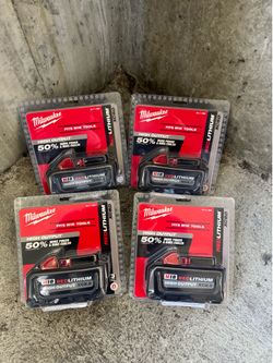 Milwaukee 8Ah brand new battery , price is for each one