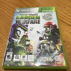 Plants Vs Zombies Video Game For Xbox 360