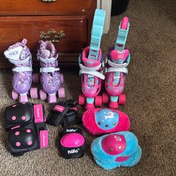 Little Girl Skate/ Rollerblading Set