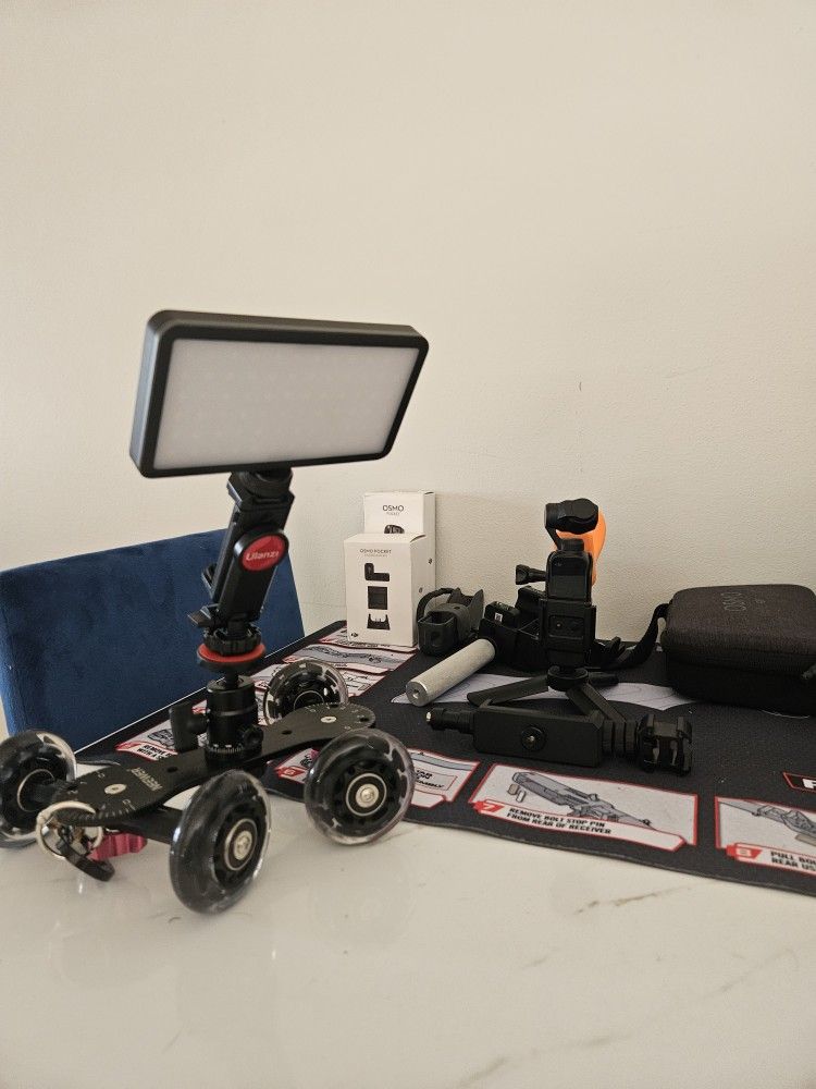 Osmo Pocket Camera With Table Dolly