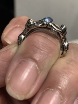 Silver 925 mermaid ring size 7