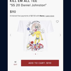 Supreme Daniel Johnson Kill’em All Tee