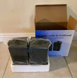 Acoustic Audio Indoor/ Outdoor Speakers (Pair)
