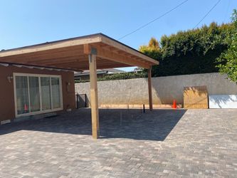 Wood gazebo