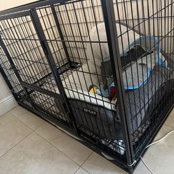 5 Ft X 3ft Dog Crate Two front doors NWOT