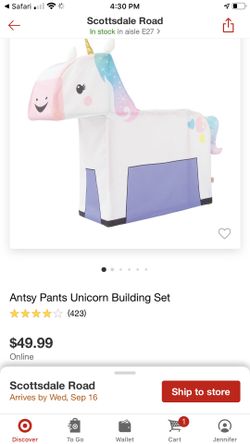 Antsy Pants Unicorn fort kit